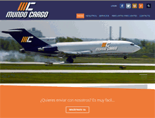 Tablet Screenshot of mundocargo.net